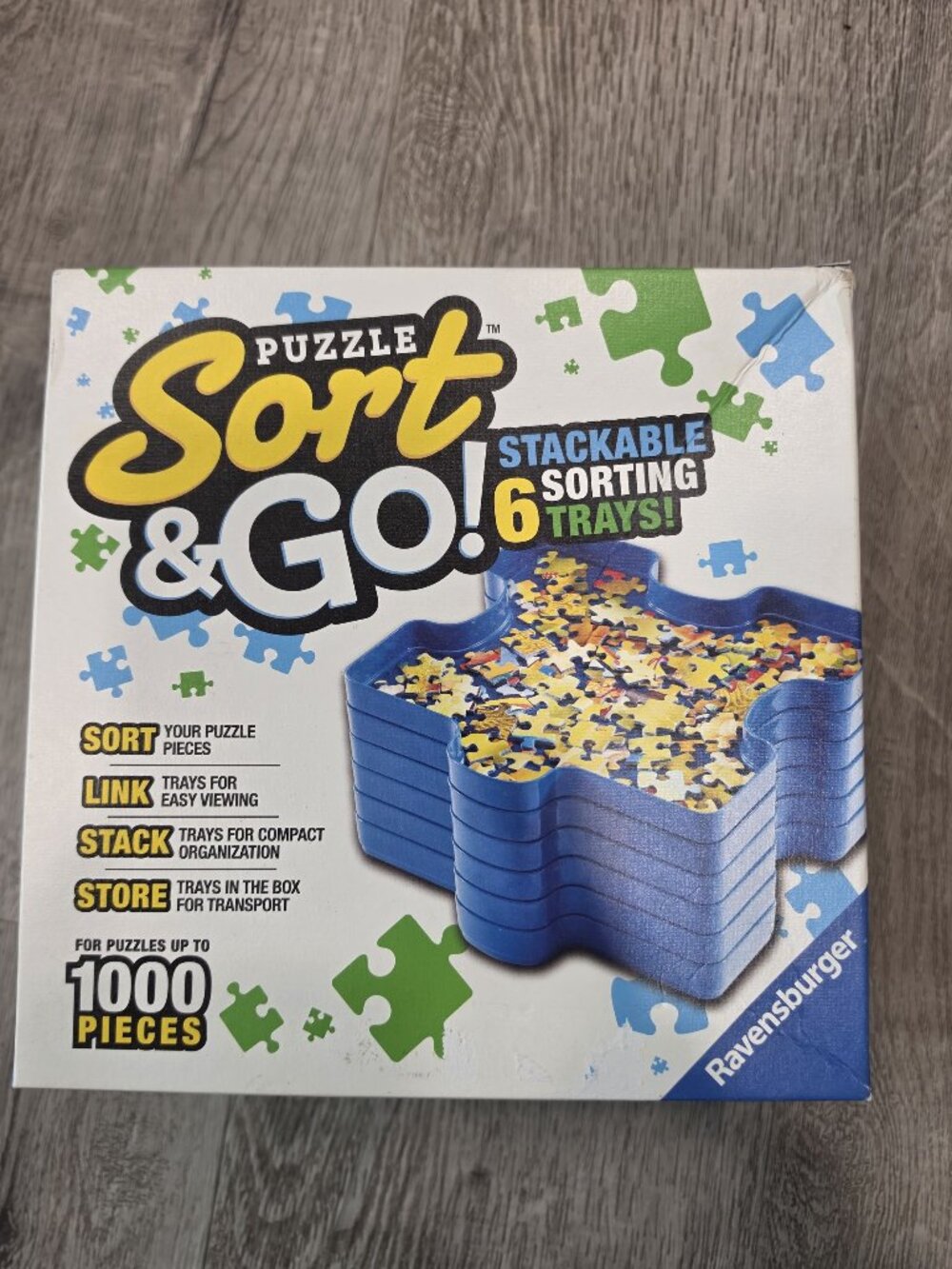 Puzzle Sort & Go Stackable Sorting Trays For Puzzles By Ravensburger
